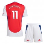 Nogometni Dresovi Arsenal Martinelli 11 Dječji Domaći 2024-25 Kratkih Rukava